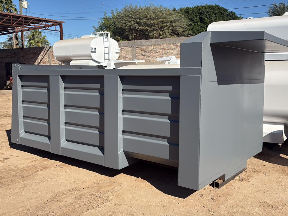 Detalle de fabricación de caja de volteo